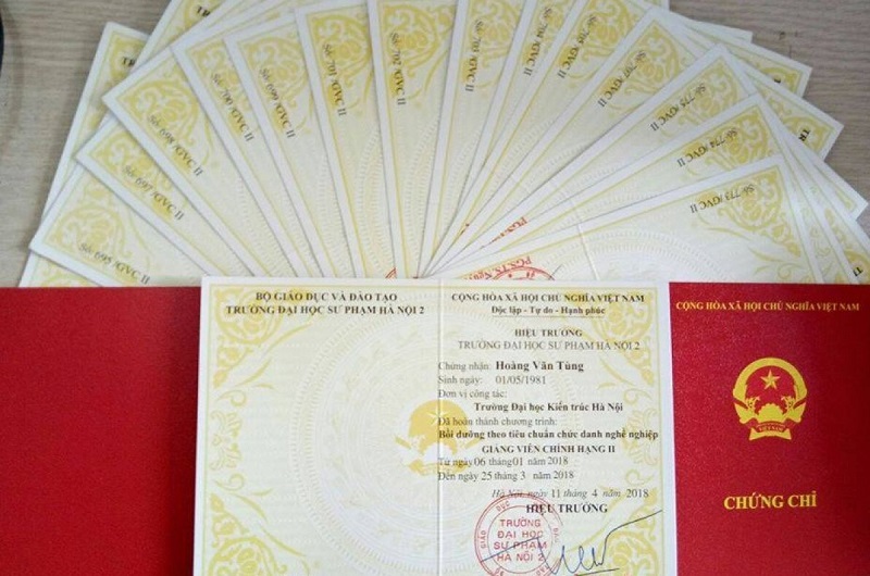 Chứng chỉ chức danh nghề nghiệp là gì?